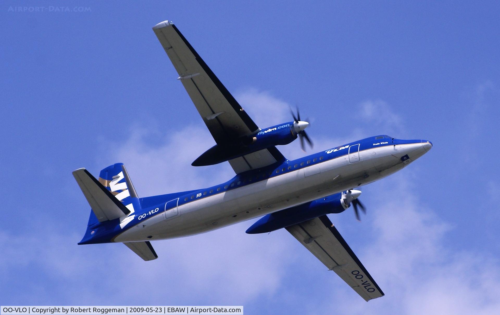 OO-VLO, 1988 Fokker 50 C/N 20127, VLM.TRADE WINDS.