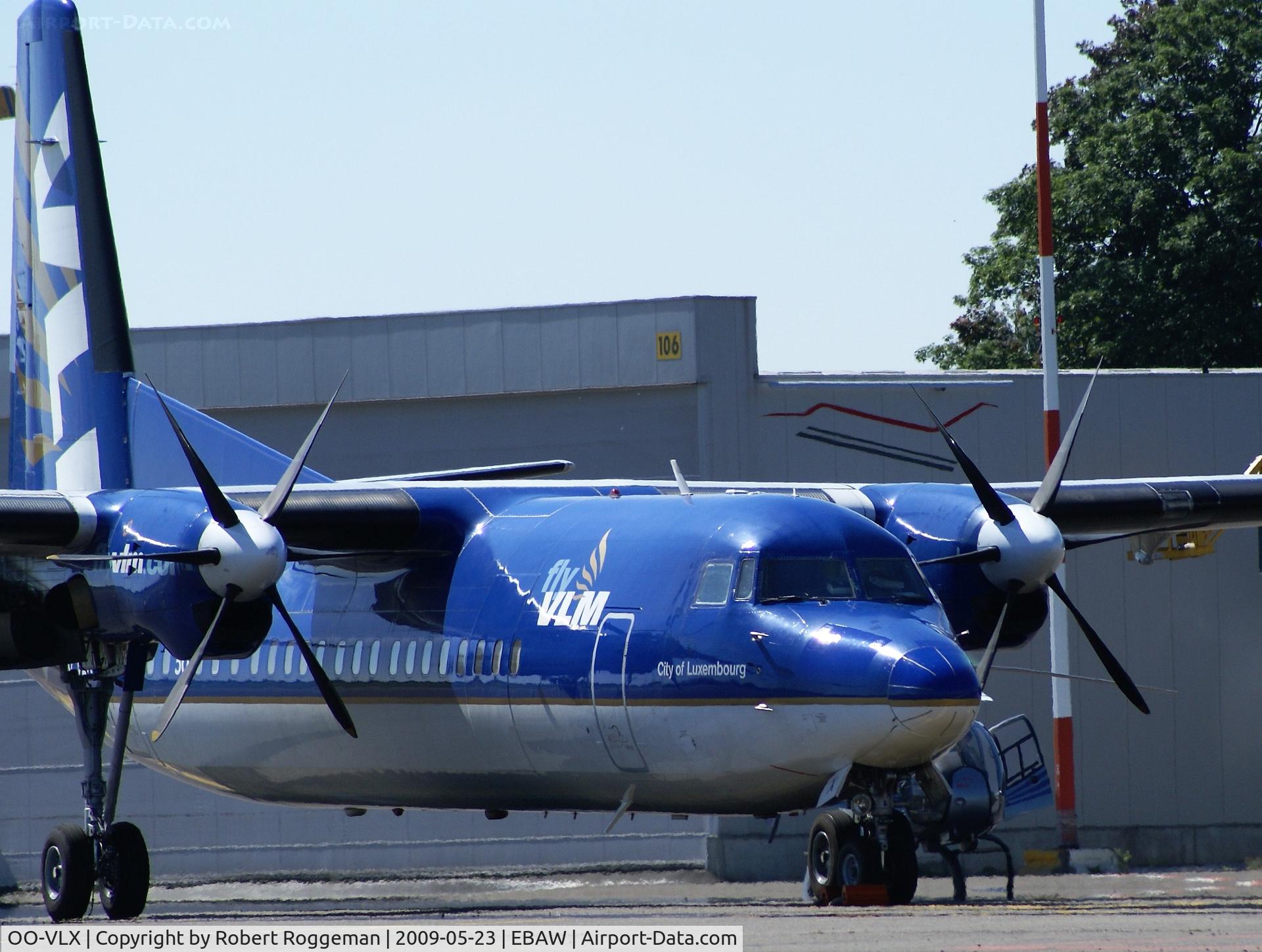 OO-VLX, 1990 Fokker 50 C/N 20177, VLM.CITY OF LUXEMBOURG.