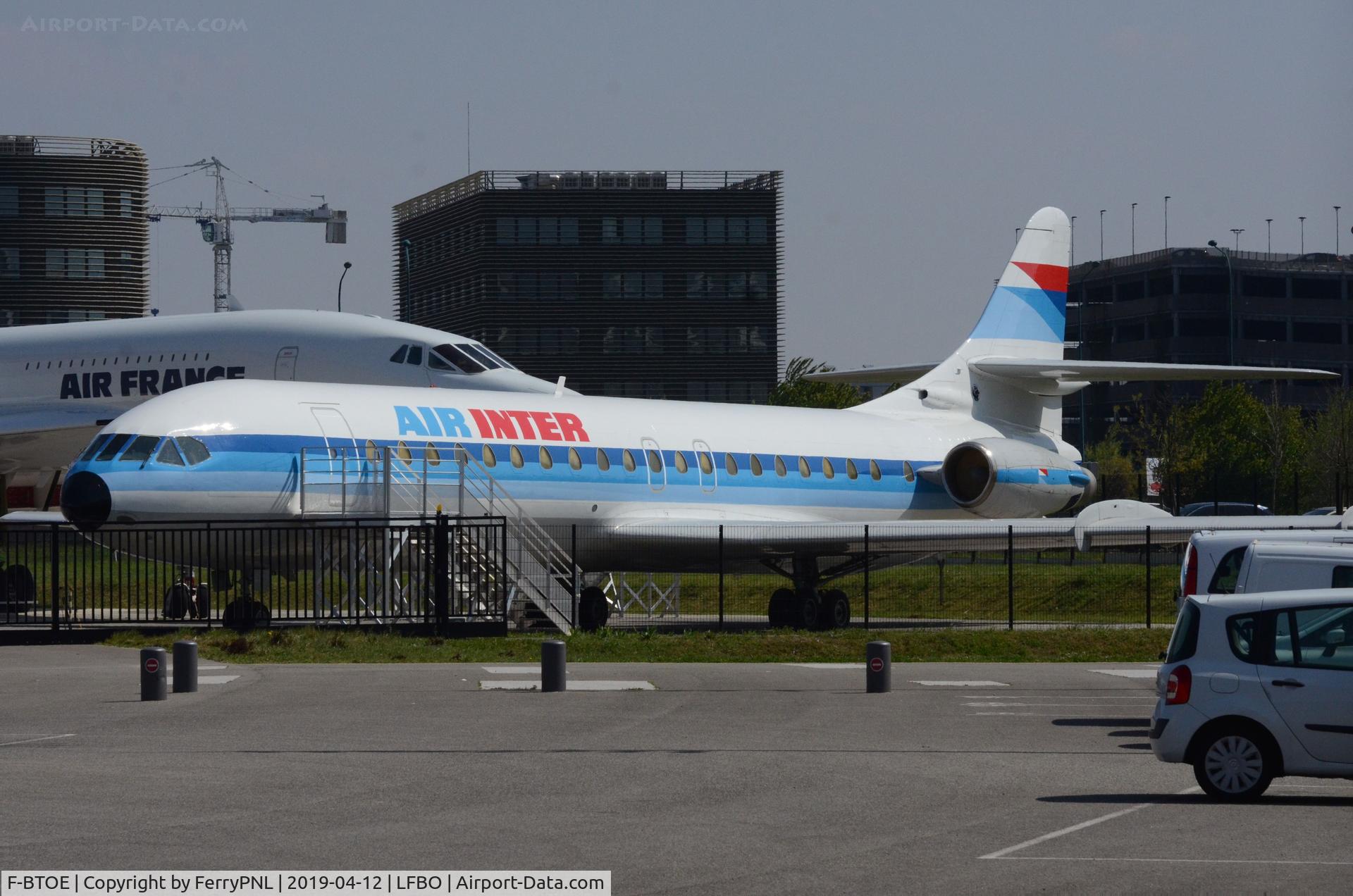 F-BTOE, 1973 Sud Aviation SE-210 Caravelle 12 C/N 280, Air Inter SE210 Caravelle in the TLS museum