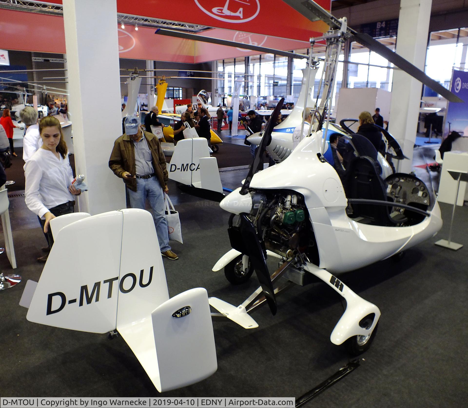 D-MTOU, AutoGyro MTOsport C/N M01715, AutoGyro MTOsport at the AERO 2019, Friedrichshafen