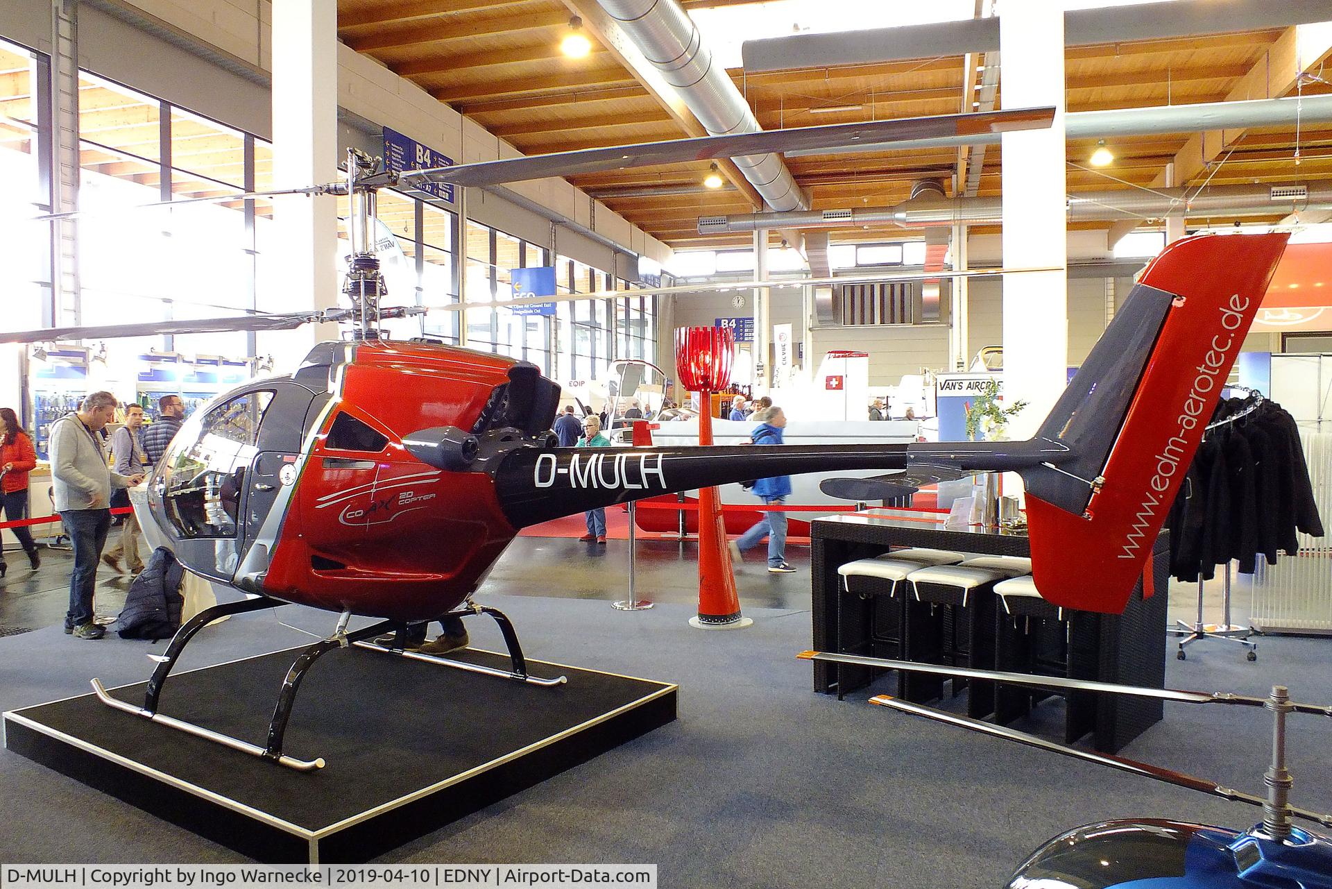 D-MULH, 2013 EDM Aerotec CoAX 2D C/N 02 / 2013, EDM Aerotec CoAX 2D at the AERO 2019, Friedrichshafen