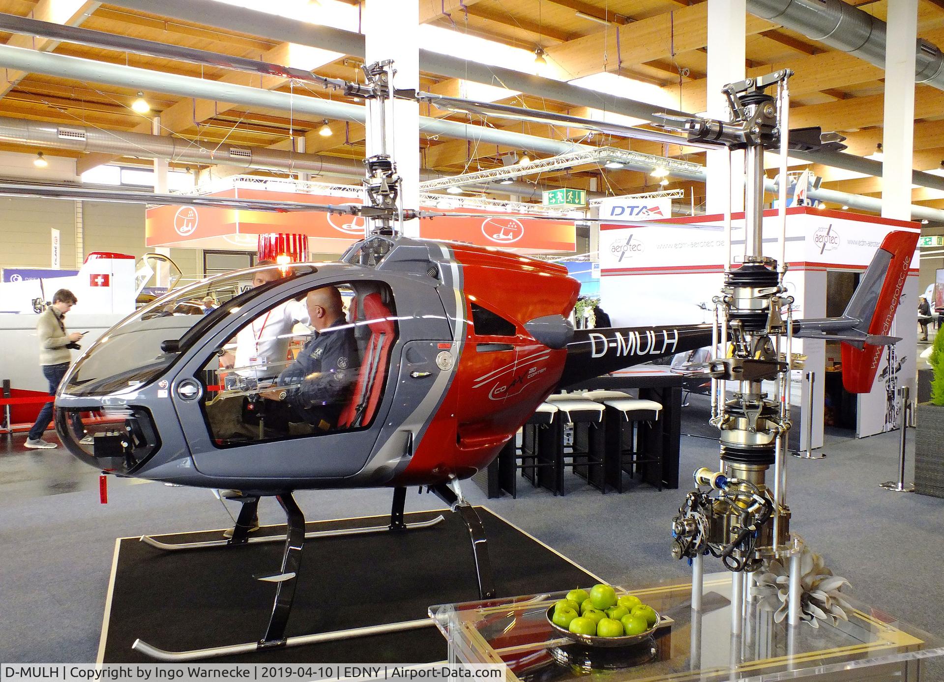D-MULH, 2013 EDM Aerotec CoAX 2D C/N 02 / 2013, EDM Aerotec CoAX 2D at the AERO 2019, Friedrichshafen