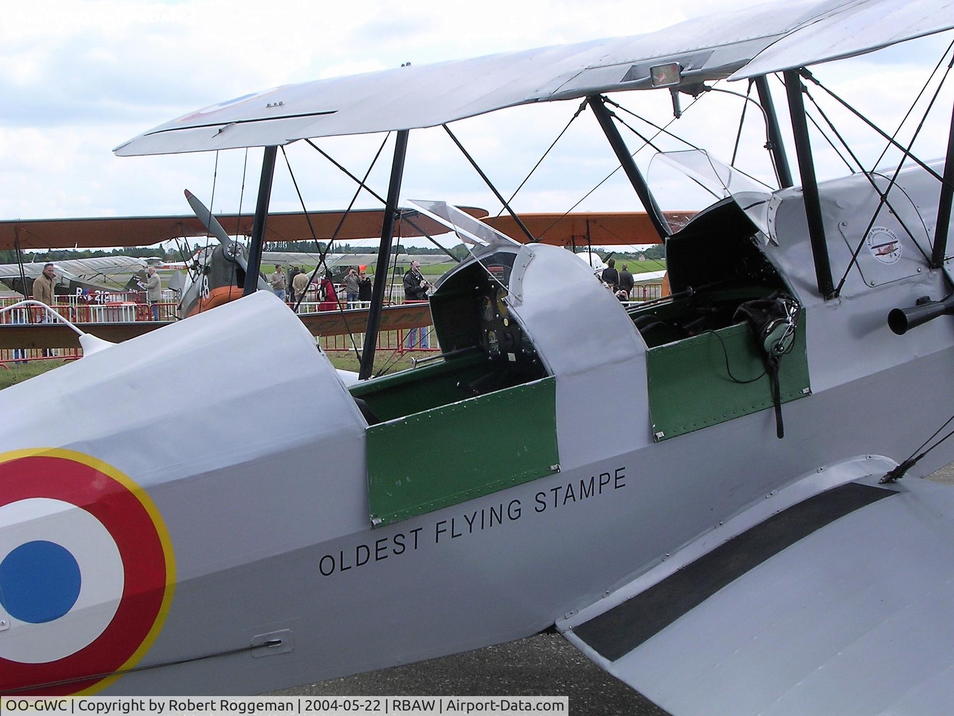 OO-GWC, Stampe-Vertongen SV-4C C/N 1, STAMPE FLY IN.
FIRST ONE.