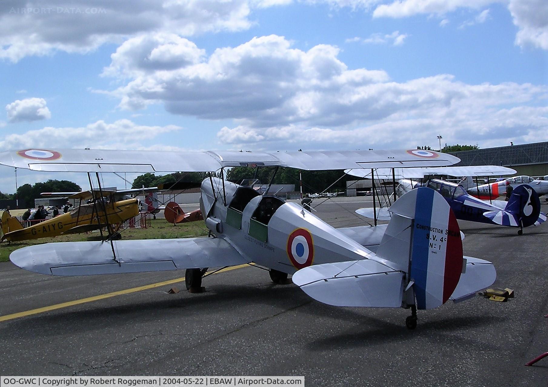 OO-GWC, Stampe-Vertongen SV-4C C/N 1, STAMPE FLY IN.
FIRST ONE.