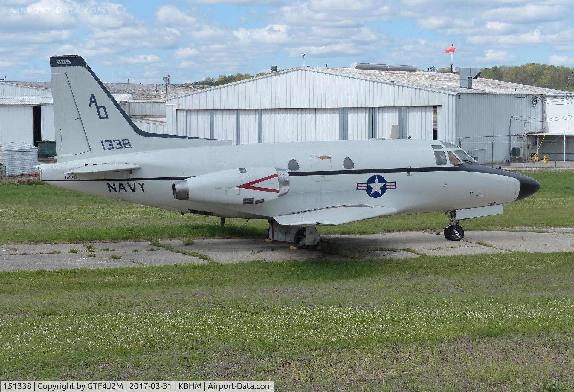151338, North American T-39D Sabreliner C/N 285-27, 151338 'AD-000'  at Southern Museum of Flight, Birmingham, AL 31.3.17