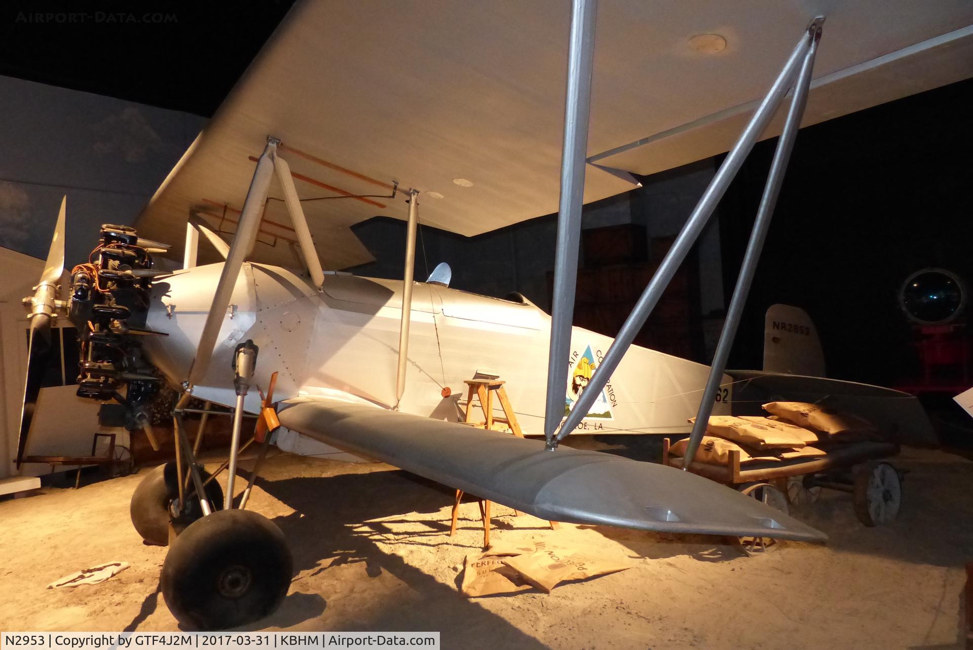 N2953, 1925 Huff PETREL C/N 62, N2953  at Southern Museum of Flight, Birmingham, AL 31.3.17