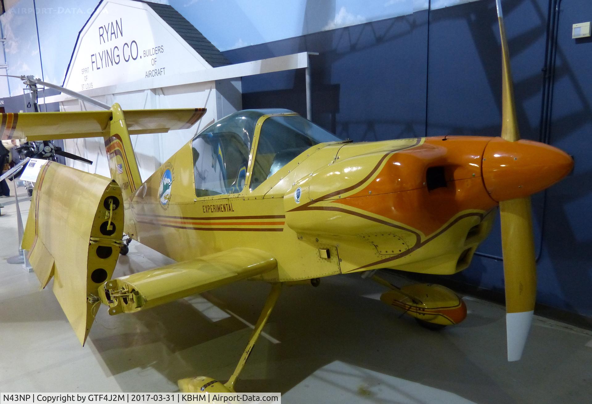 N43NP, Pazmany PL-4A C/N 424-18-3854, N43NP  at Southern Museum of Flight, Birmingham, AL 31.3.17