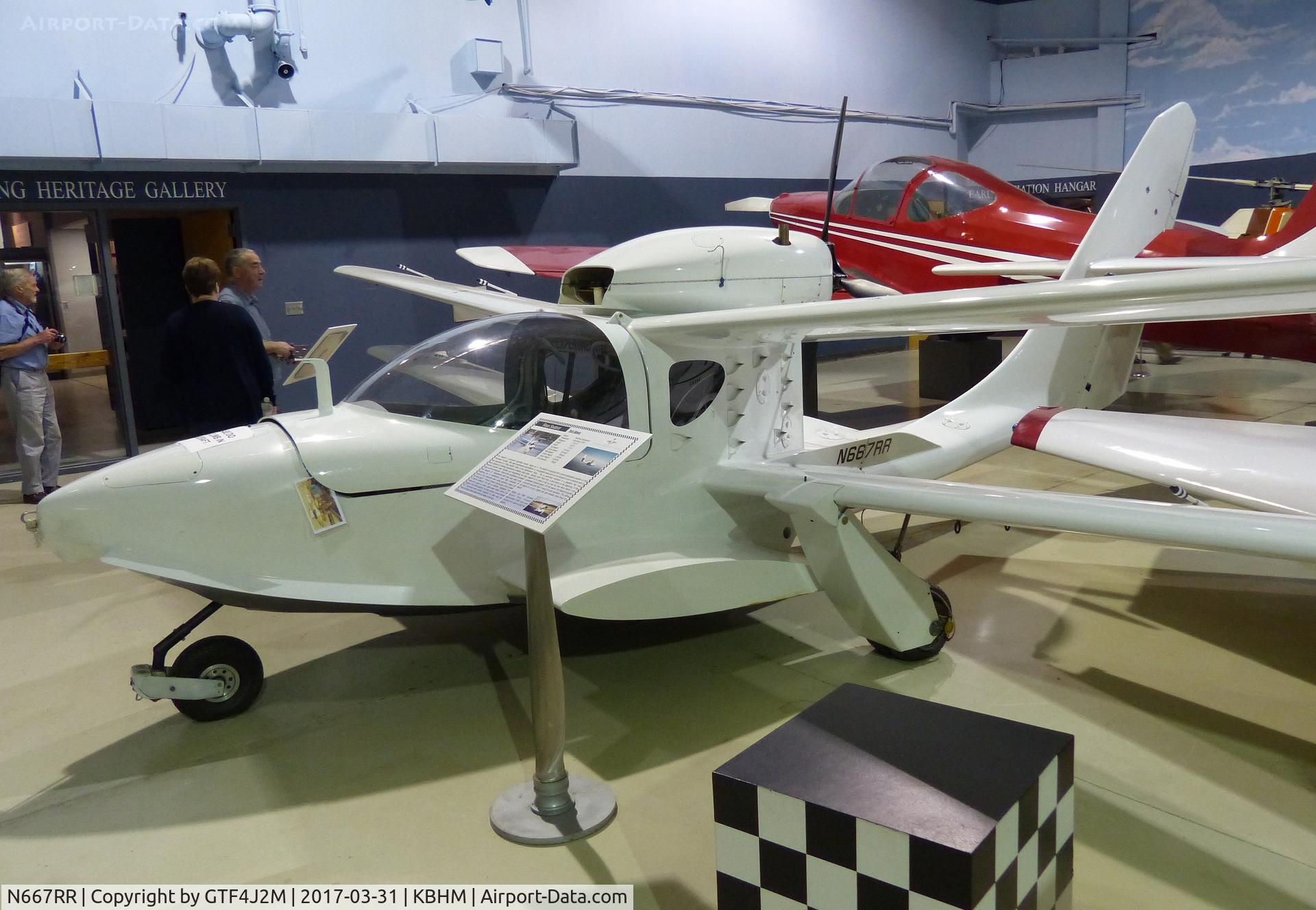 N667RR, 1999 Ross Raymon C Jr SEA BIRD 1 C/N 001, N667RR  at Southern Museum of Flight, Birmingham, AL 31.3.17