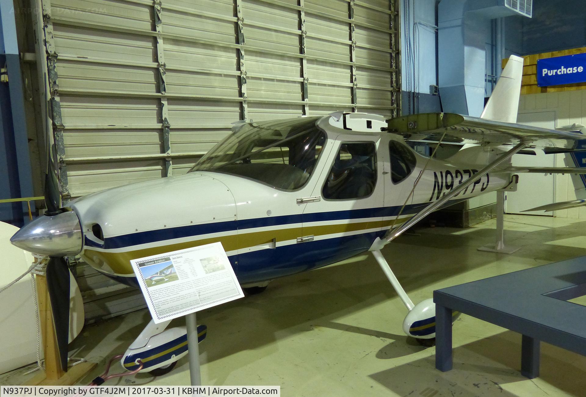 N937PJ, 1999 Stoddard-Hamilton GlaStar C/N 5760, N937PJ  at Southern Museum of Flight, Birmingham, AL 31.3.17