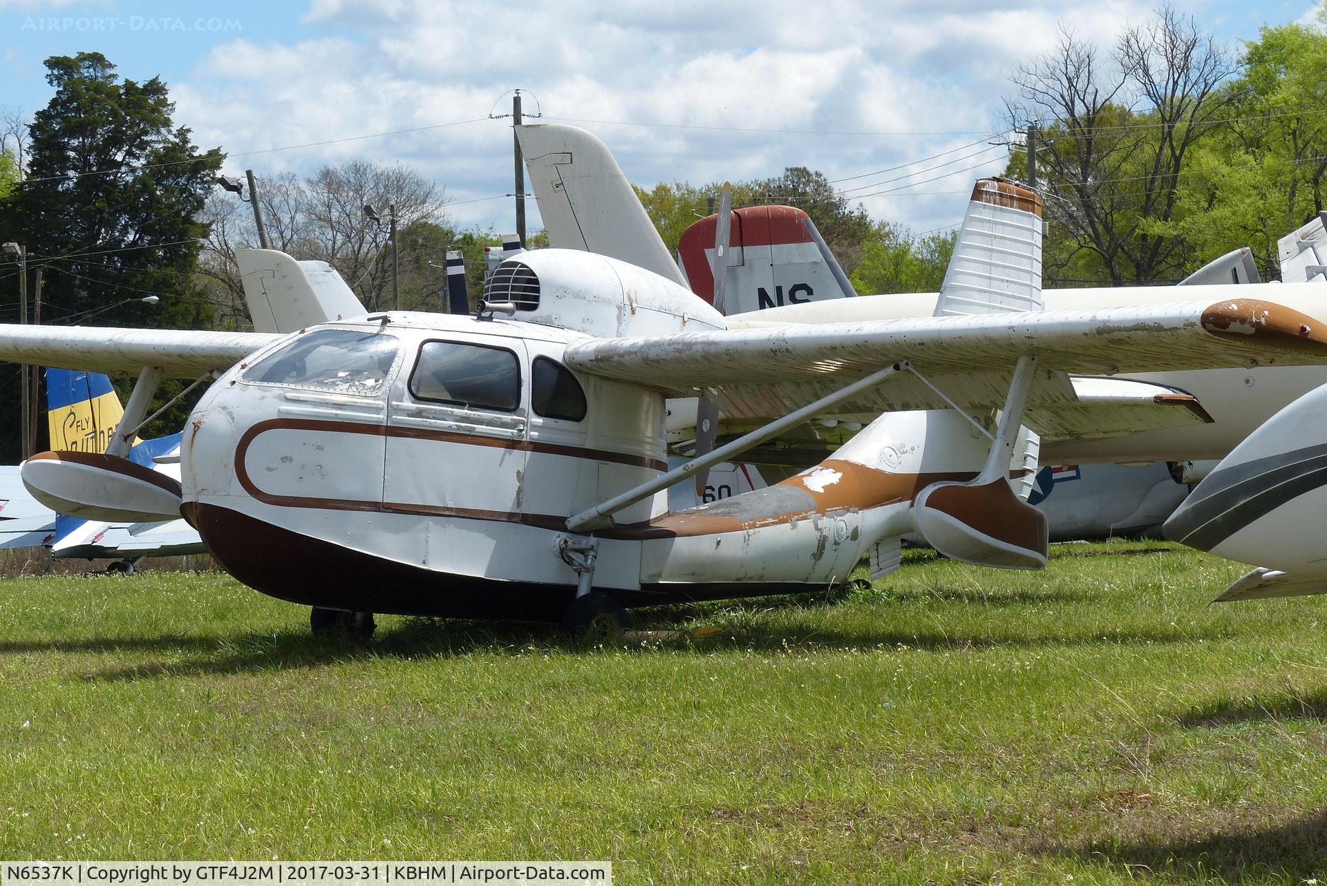 N6537K, 1947 Republic RC-3 Seabee C/N 803, N6537K  at Southern Museum of Flight, Birmingham, AL 31.3.17