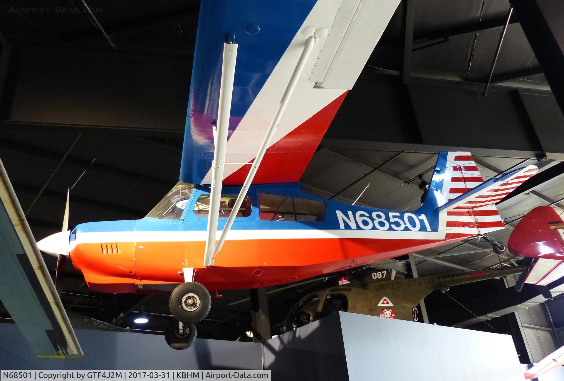 N68501, 1972 Bellanca 8KCAB Decathlon C/N 40-72, N68501  at Southern Museum of Flight, Birmingham, AL 31.3.17