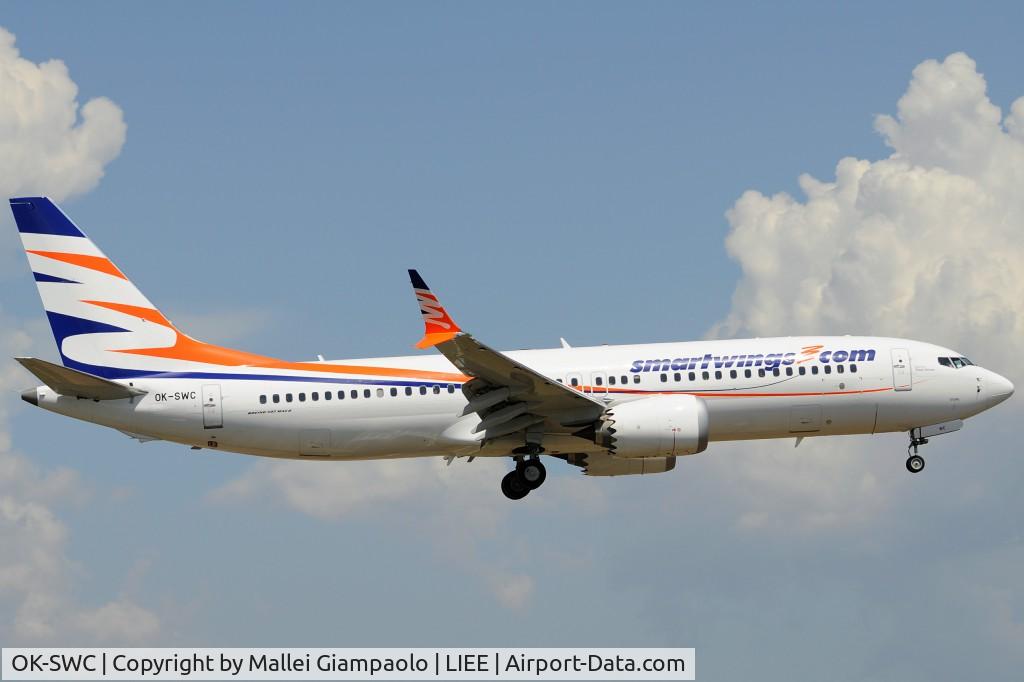 OK-SWC, 2018 Boeing 737-8 MAX C/N 43296, OK-SWC