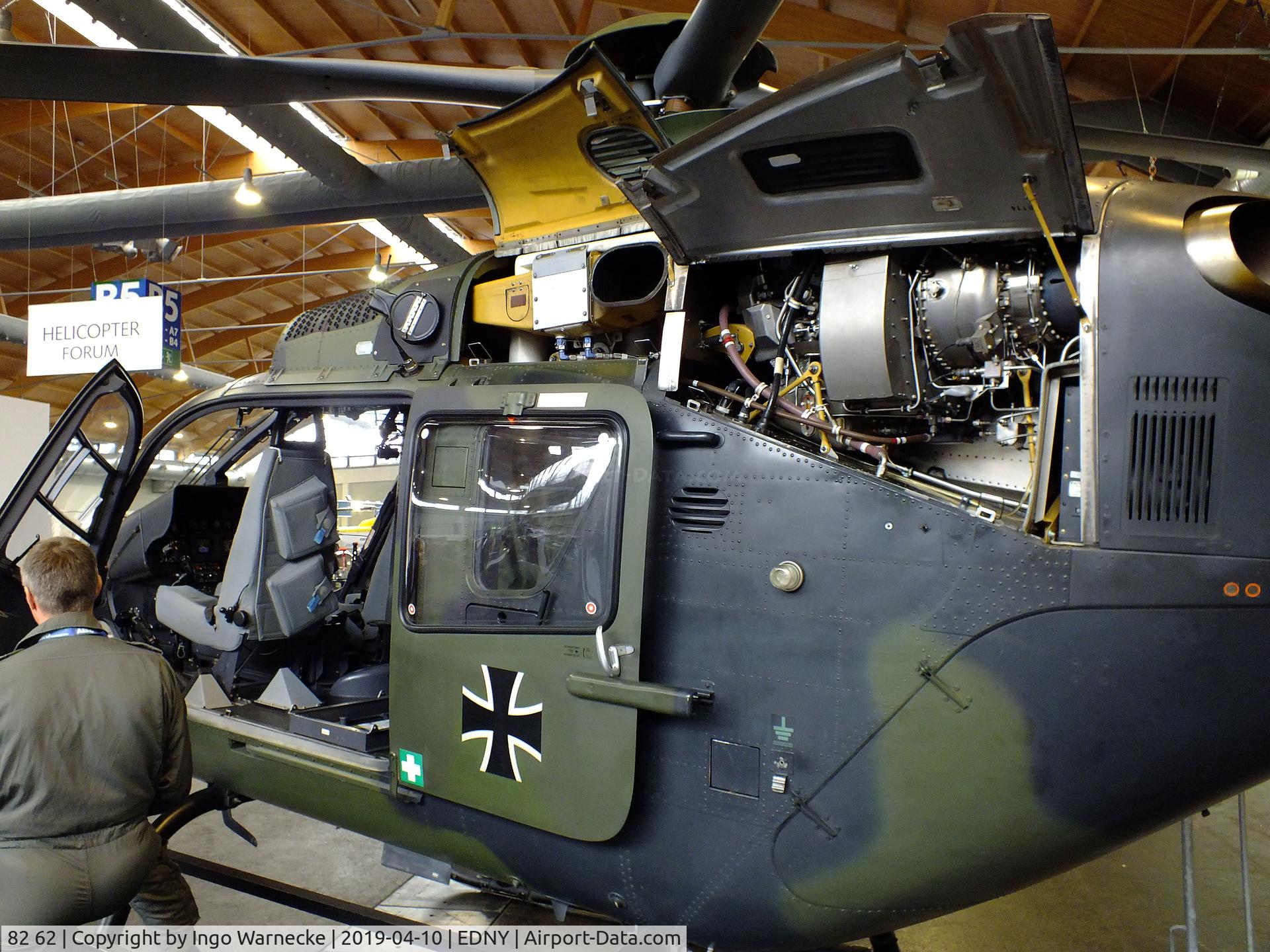 82 62, Eurocopter EC-135T-1 C/N 0114, Eurocopter EC135T-1 of the German Army at the AERO 2019, Friedrichshafen