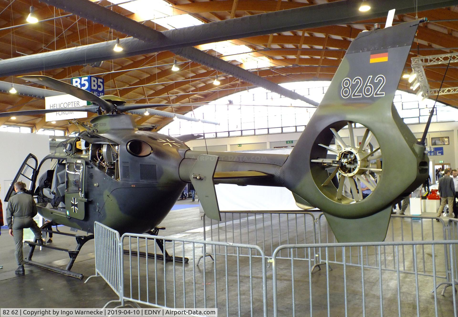 82 62, Eurocopter EC-135T-1 C/N 0114, Eurocopter EC135T-1 of the German Army at the AERO 2019, Friedrichshafen