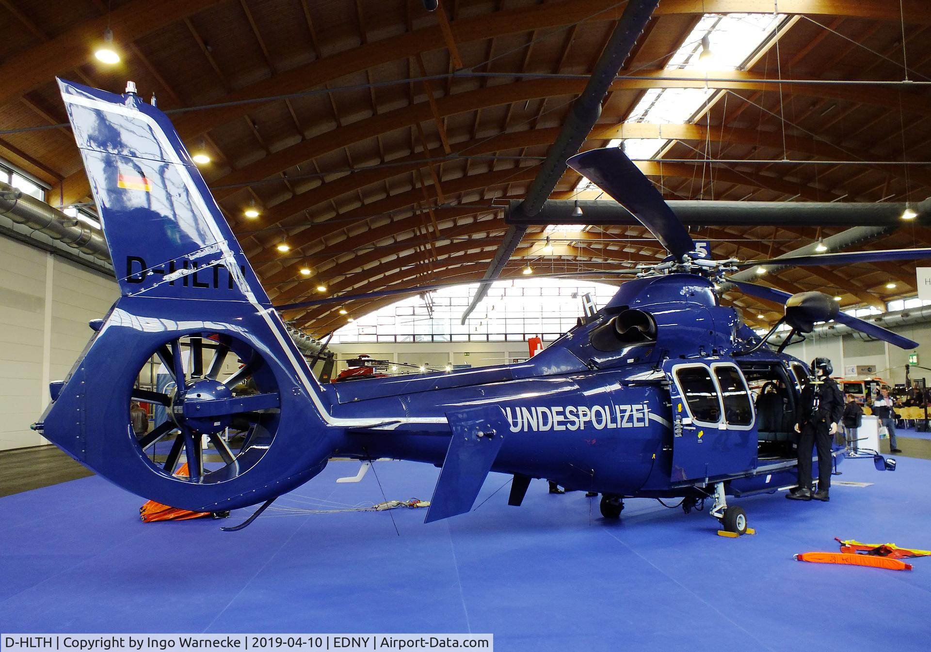 D-HLTH, Eurocopter EC-155B C/N 6544, Eurocopter EC155B of the Bundespolizei (German federal police) at the AERO 2019, Friedrichshafen