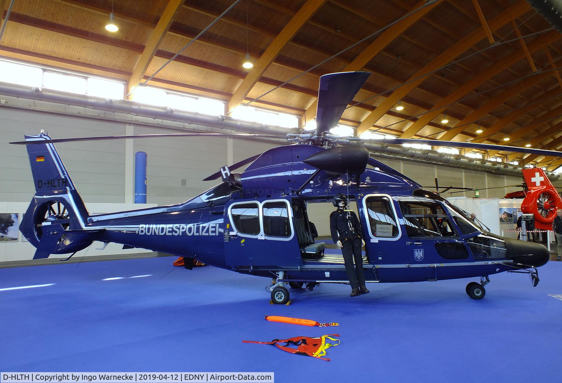 D-HLTH, Eurocopter EC-155B C/N 6544, Eurocopter EC155B of the Bundespolizei (German federal police) at the AERO 2019, Friedrichshafen