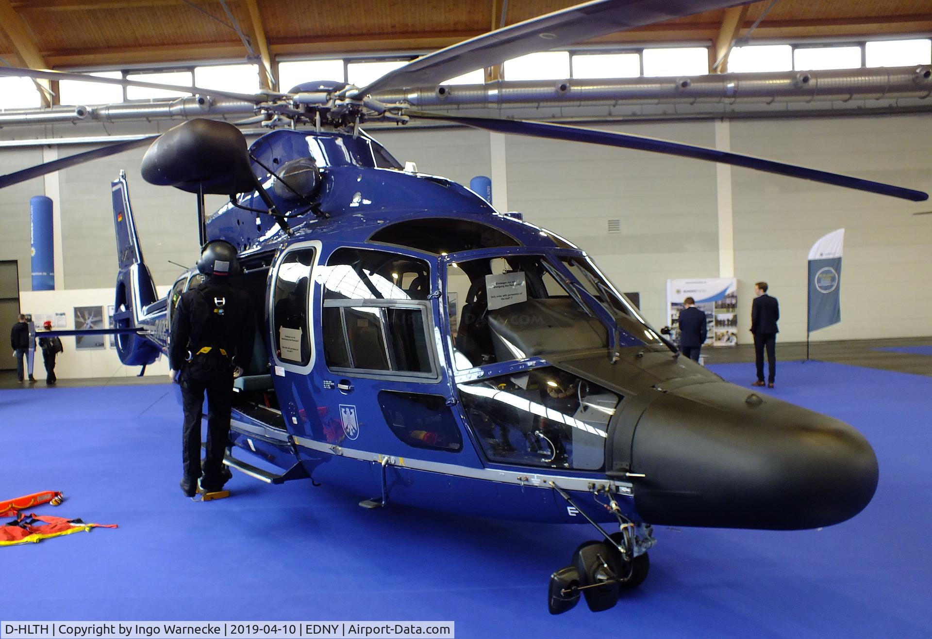 D-HLTH, Eurocopter EC-155B C/N 6544, Eurocopter EC155B of the Bundespolizei (German federal police) at the AERO 2019, Friedrichshafen
