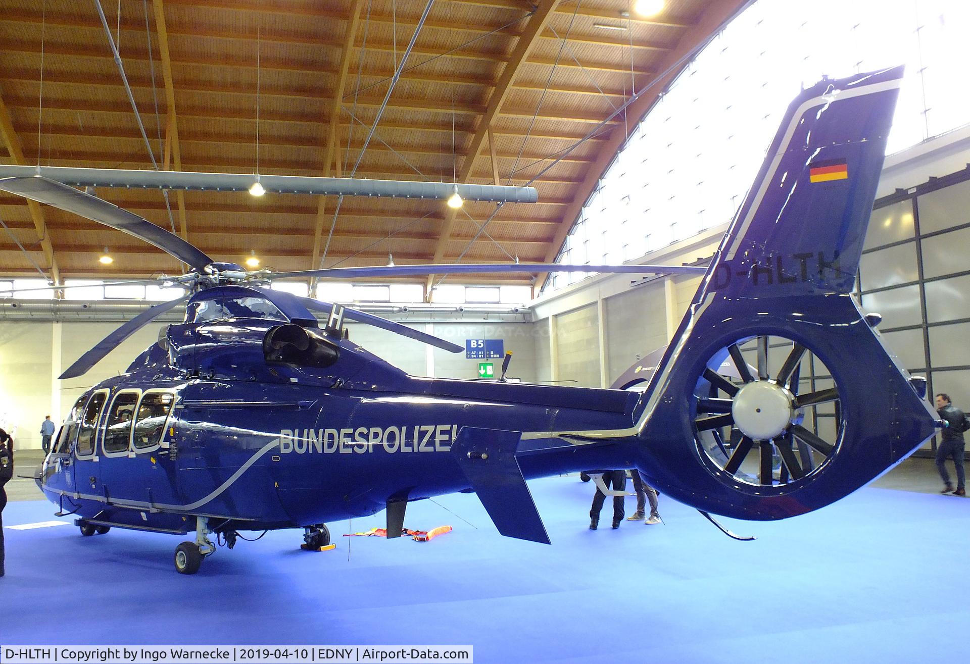 D-HLTH, Eurocopter EC-155B C/N 6544, Eurocopter EC155B of the Bundespolizei (German federal police) at the AERO 2019, Friedrichshafen