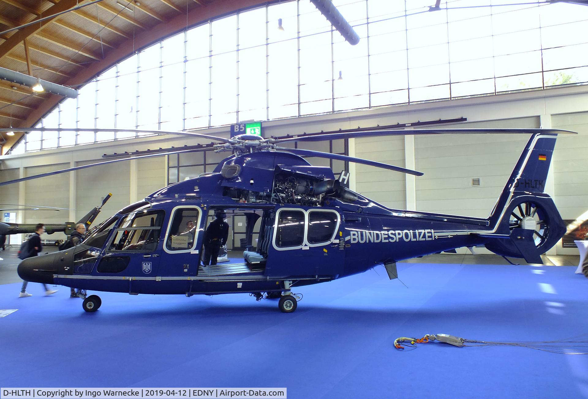 D-HLTH, Eurocopter EC-155B C/N 6544, Eurocopter EC155B of the Bundespolizei (German federal police) at the AERO 2019, Friedrichshafen