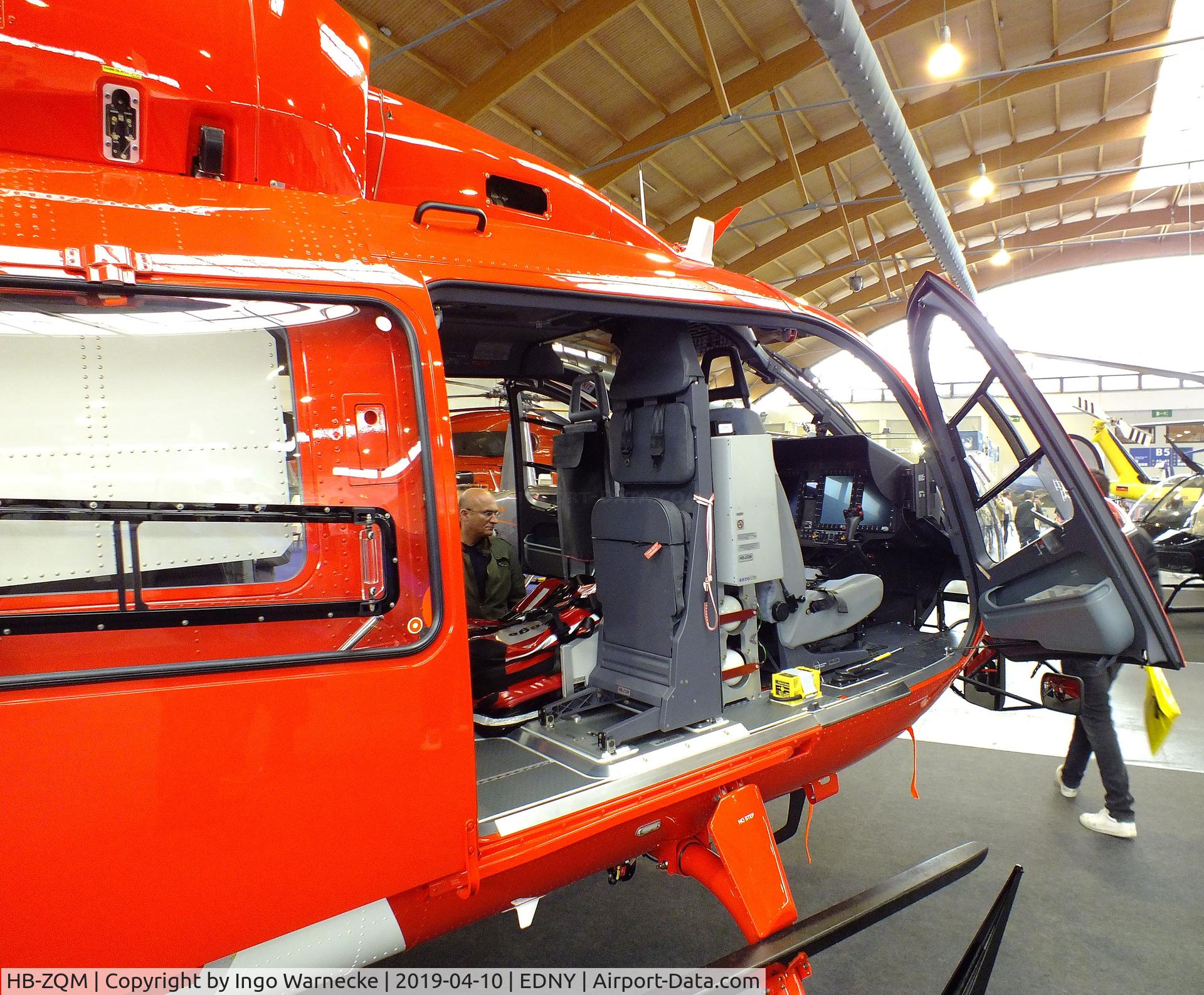 HB-ZQM, 2019 Airbus Helicopters H-145 (BK-117D-2) C/N 20247, Airbus Helicopters H145 of REGA EMS at the AERO 2019, Friedrichshafen