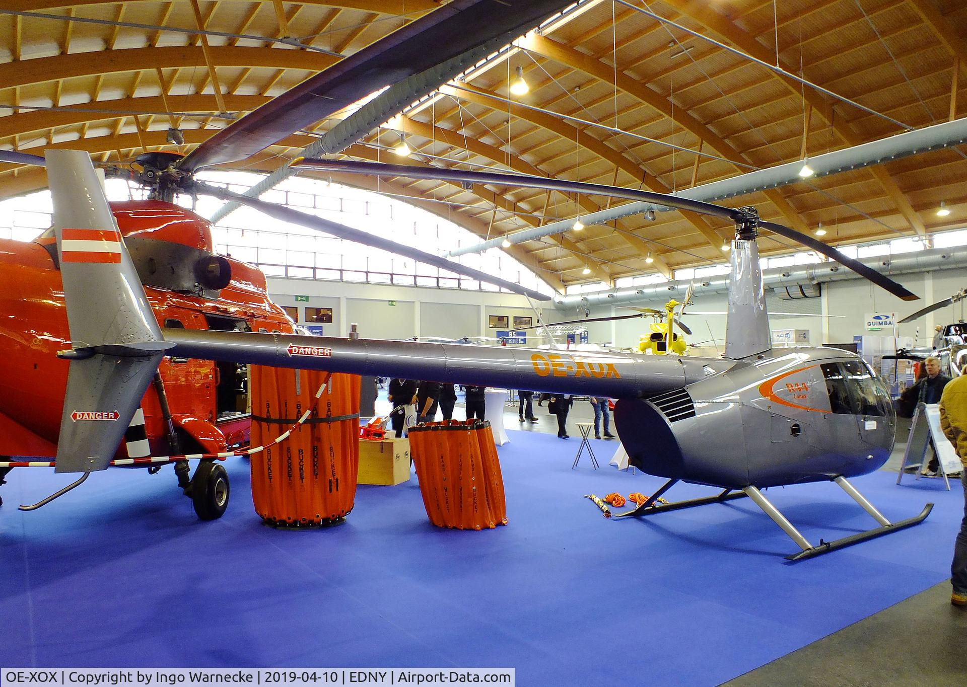 OE-XOX, 2018 Robinson R44 Cadet C/N 30033, Robinson R44 Cadet at the AERO 2019, Friedrichshafen