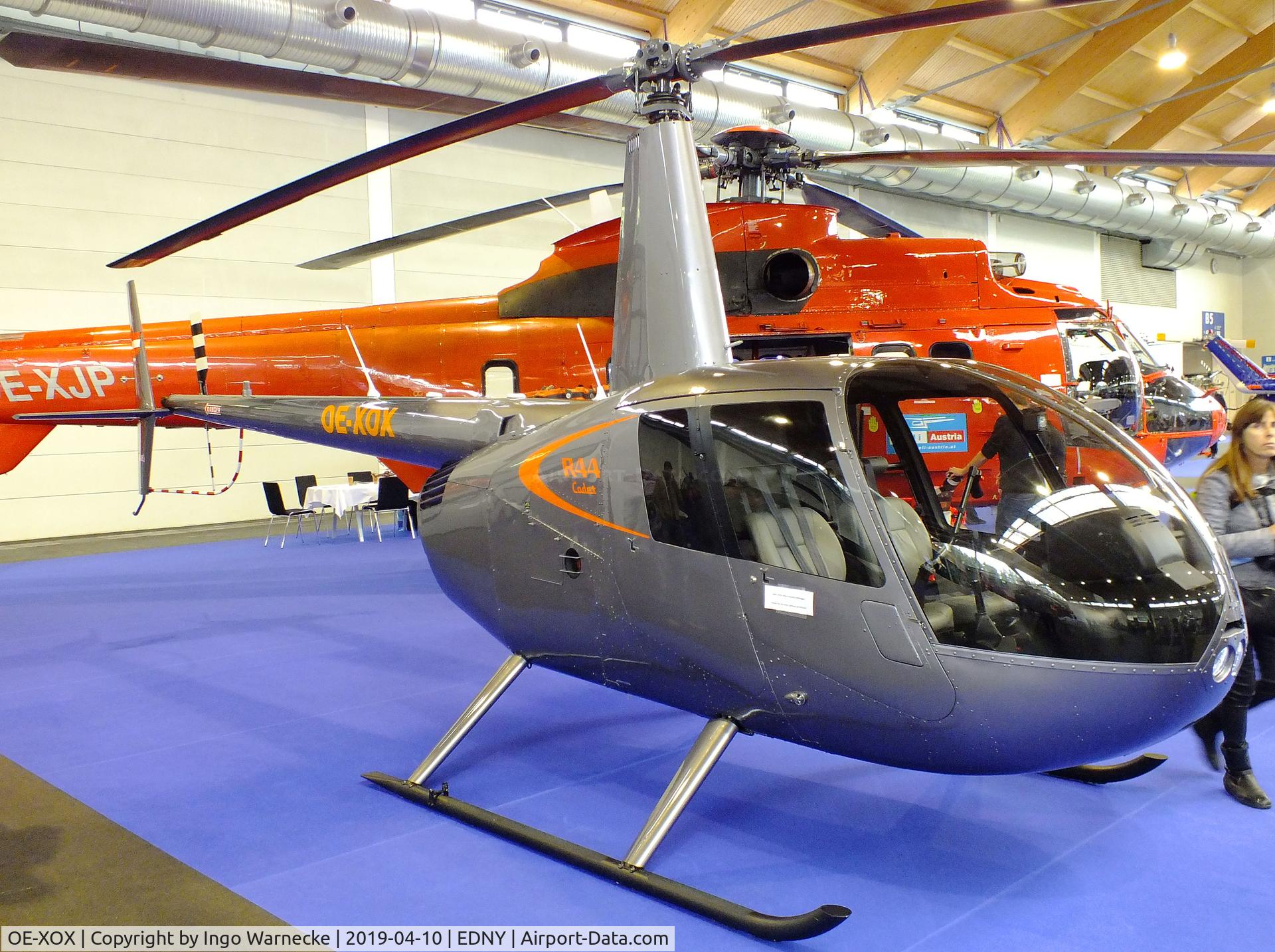 OE-XOX, 2018 Robinson R44 Cadet C/N 30033, Robinson R44 Cadet at the AERO 2019, Friedrichshafen