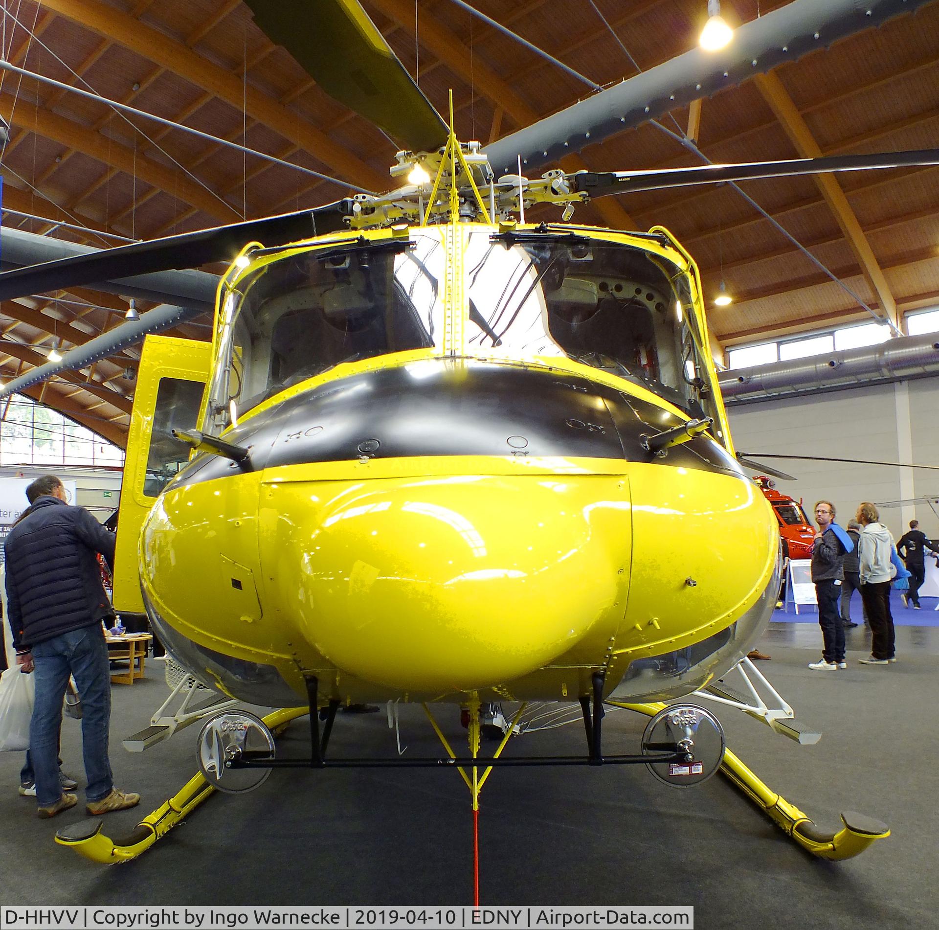 D-HHVV, Bell 412 C/N 33091, Bell 412 of Agrarflug Helilift at the AERO 2019, Friedrichshafen