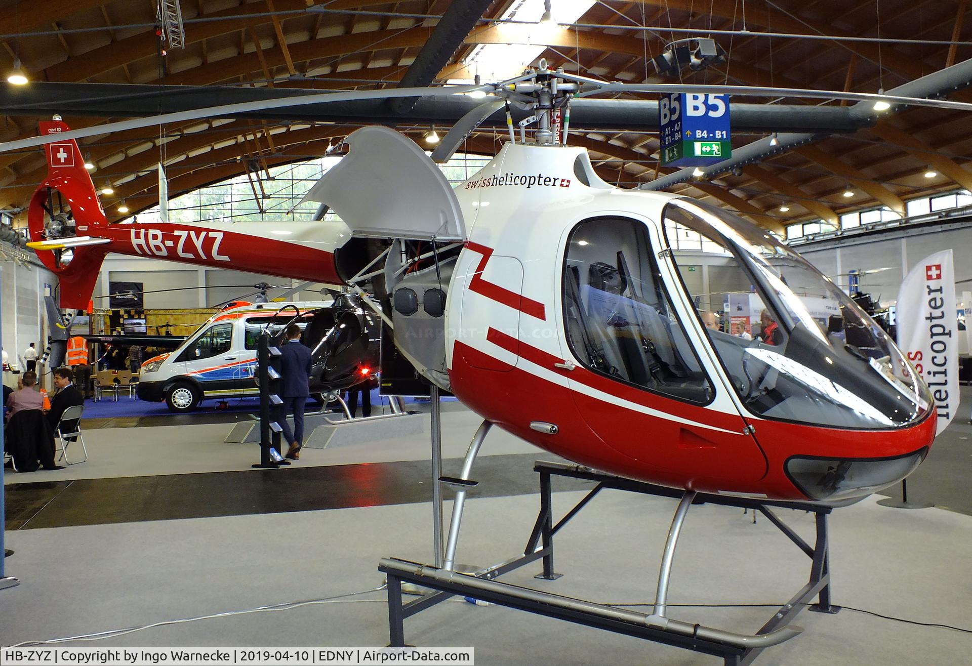 HB-ZYZ, Guimbal Cabri G2 C/N 1205, Guimbal Cabri G2 at the AERO 2019, Friedrichshafen