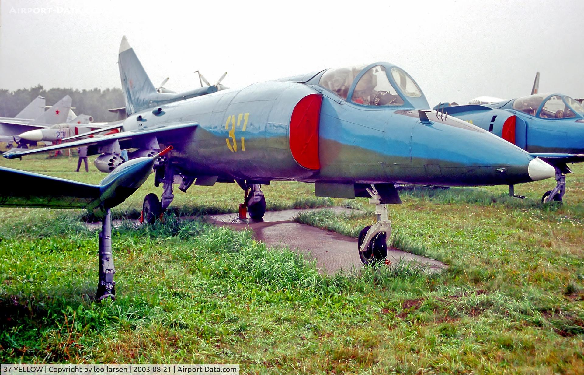 37 YELLOW, 1970 Yakovlev Yak-36M C/N Not found 37 YELLOW, Monino Air Museum 21.8.2003