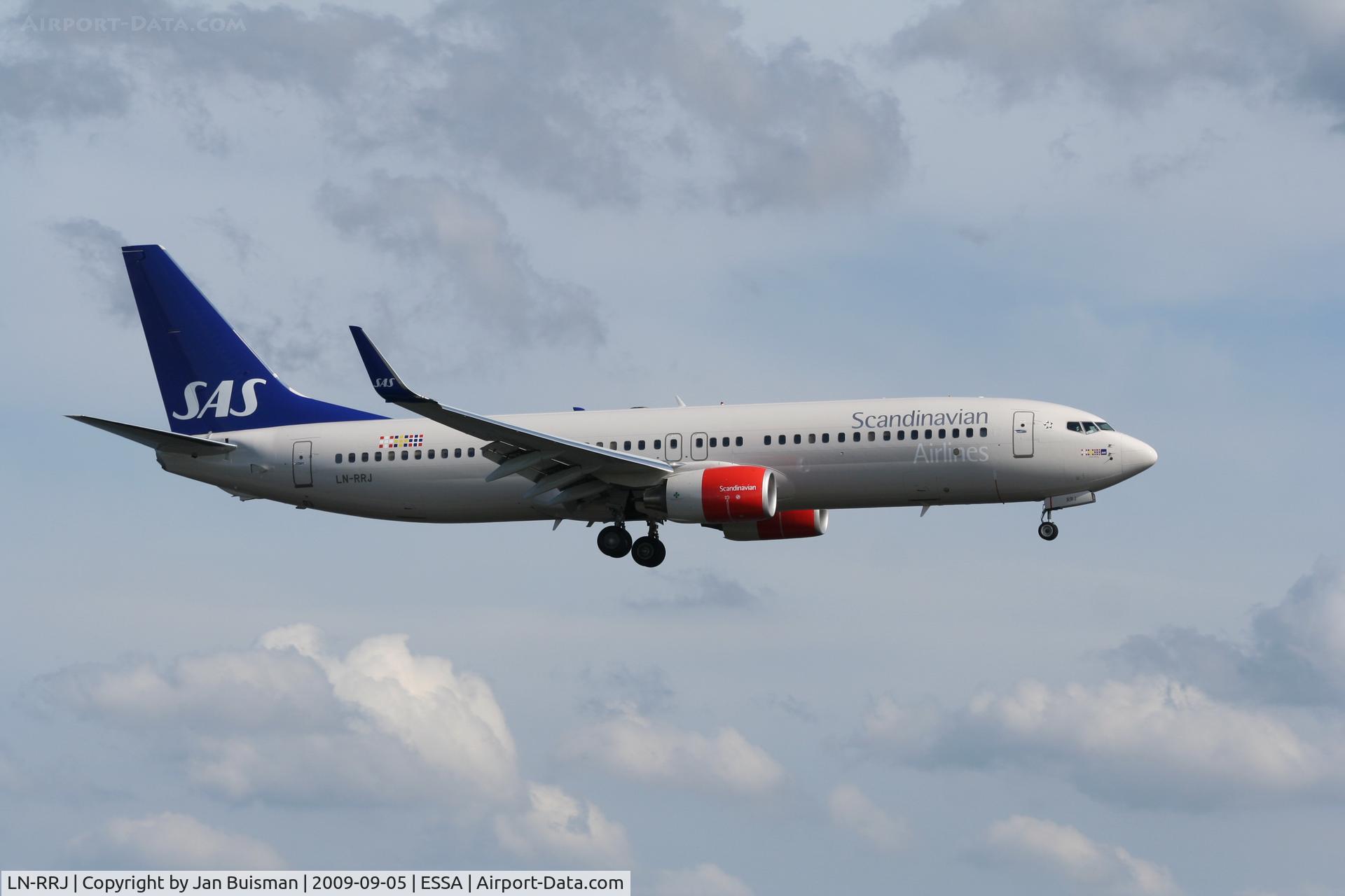 LN-RRJ, 2009 Boeing 737-883 C/N 34547, SAS