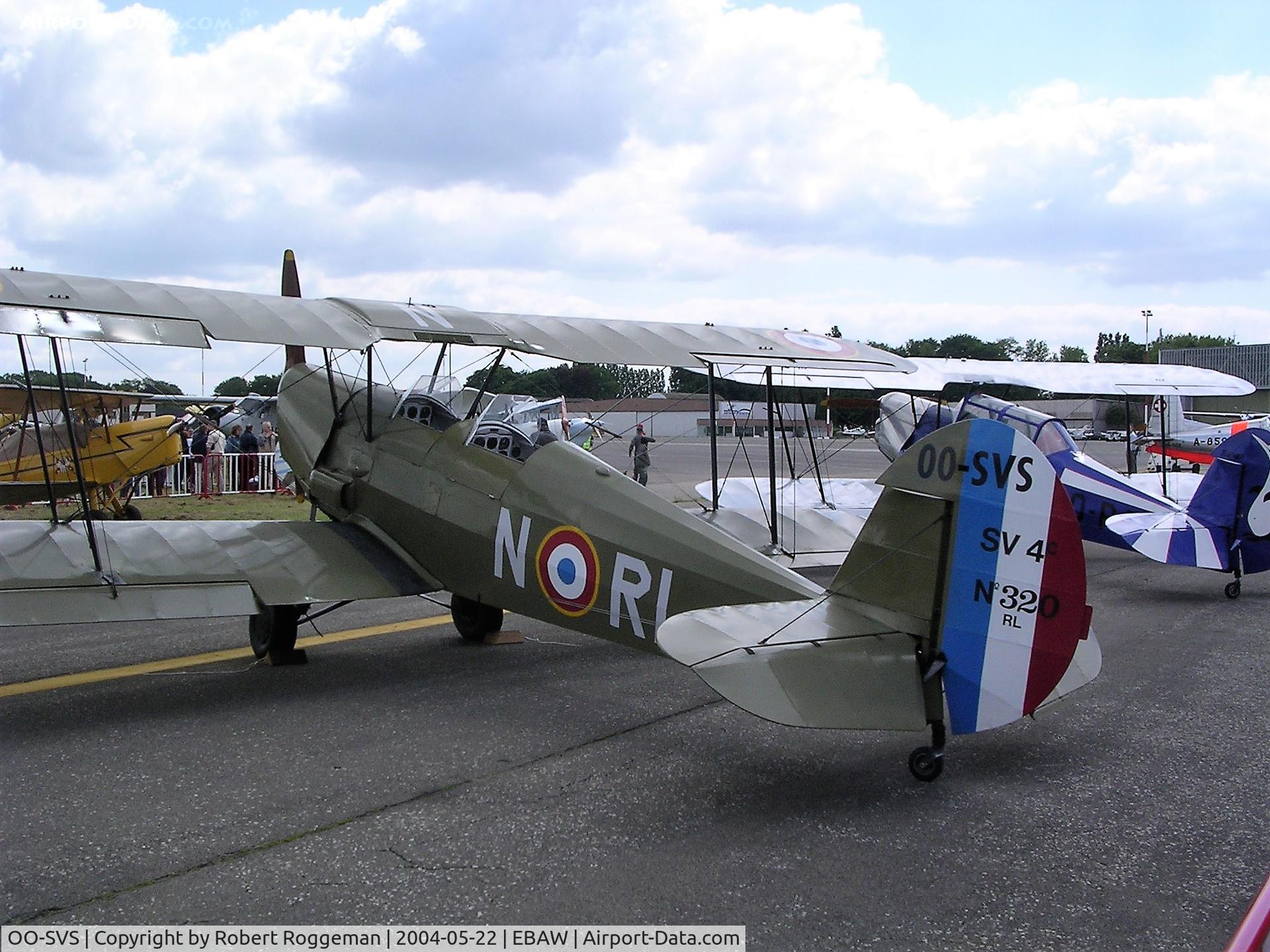 OO-SVS, 1946 Stampe-Vertongen SV-4C C/N 320, STAMPE FLY IN.
RL N.