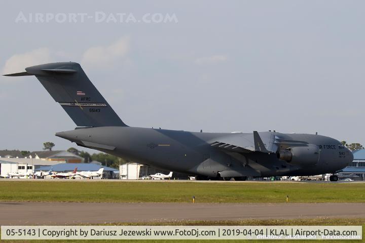 05-5143, 2005 Boeing C-17A Globemaster III C/N 50151/F150/P143, C-17A Globemaster 05-5143  from 89th AS 445th OG Wright Patterson AFB, OH