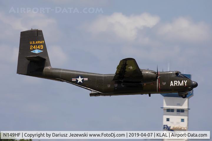 N149HF, 1962 De Havilland Canada DHC-4A Caribou C/N 85, De Havilland Canada C-7B Caribou 62-4149  C/N 85, N149HF