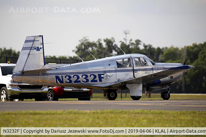 N3232F, 1967 Mooney M20E C/N 670025, Mooney M20E Chapparal C/N 670025, N3232F