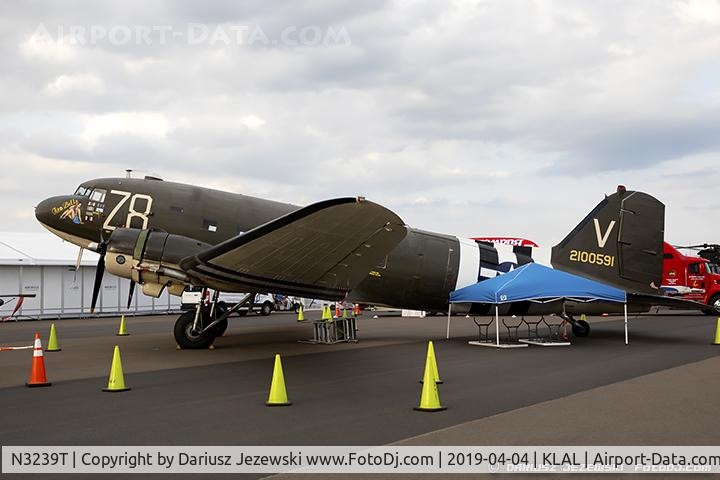 N3239T, 1943 Douglas DC3C-S1C3G (C-47A-65-DL) C/N 19054, Douglas DC-3C-S1C3G (C-47A-65-DL Skytrain) 