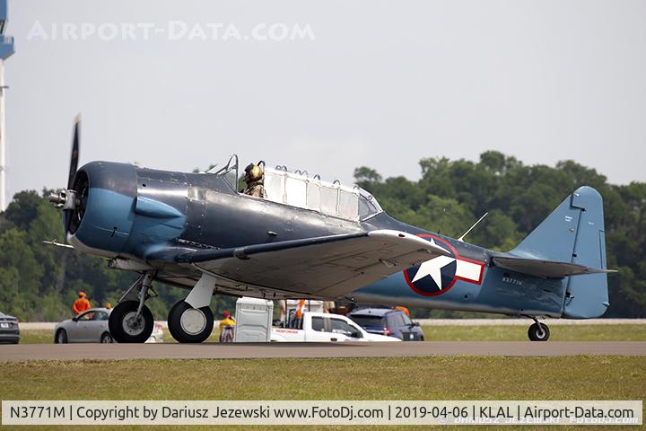 N3771M, North American SNJ-5C (AT-6D) Texan Texan C/N 88-17109, North American AT-6D Texan  C/N 88-17109, N3771M
