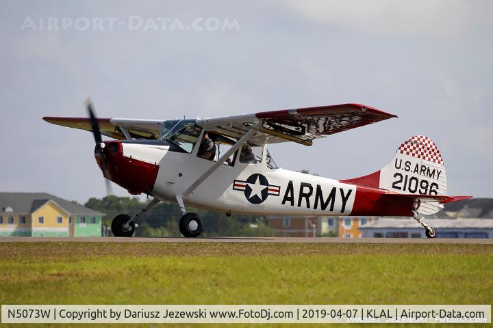 N5073W, 1950 Cessna O-1A Bird Dog C/N 21096, Cessna 305A L-19A Bird Dog  C/N 21096, N5073W