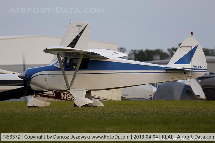 N5337Z, 1961 Piper PA-22-108 Colt C/N 22-9047, Piper PA-22-108 Colt  C/N 22-9047, N5337Z