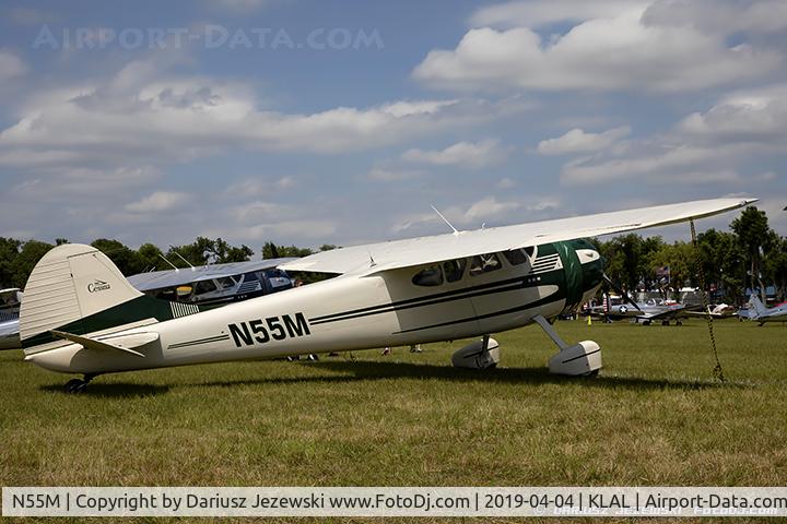 N55M, 1949 Cessna 195 C/N 7408, Cessna 195 Businessliner  C/N 7408, N55M