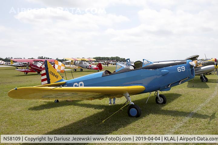 N58109, 1943 Fairchild M-62A C/N T43-7208, Fairchild M-62A  C/N T43-7208, N58109