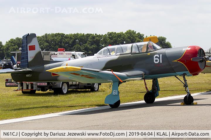 N61CJ, 1964 Nanchang CJ-6A C/N 1032019, Nanchang CJ-6A  C/N 1032019, N61CJ