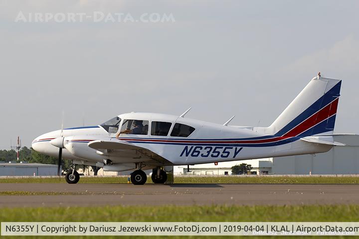 N6355Y, 1967 Piper PA-23-250 C/N 27-3622, Piper PA-23-250 Apache  C/N 27-3622, N6355Y