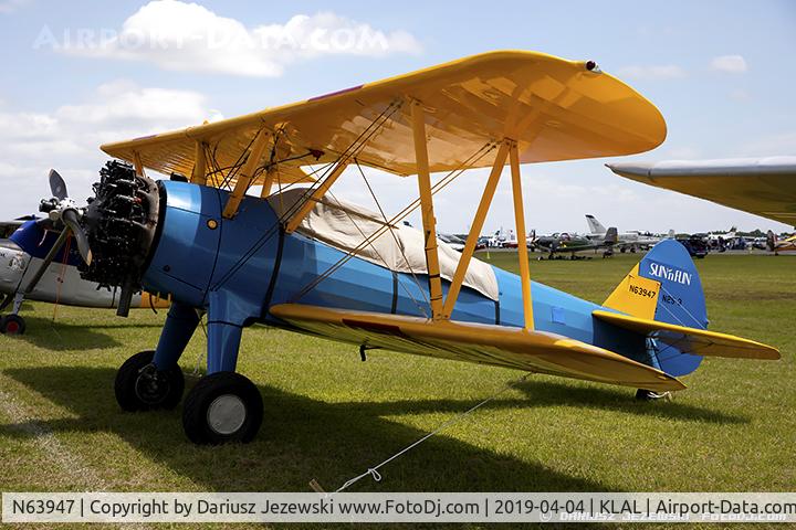 N63947, 1941 Boeing A75N1(PT17) C/N 75-2174, Boeing A75N1(PT17) Stearman  C/N 75-2174, N63947
