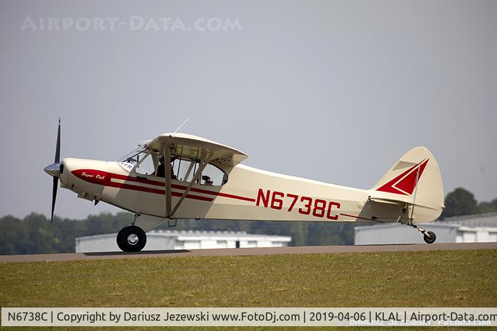 N6738C, Piper PA-18 C/N 182134, Piper PA-18 Super Cub C/N 182134, N6738C