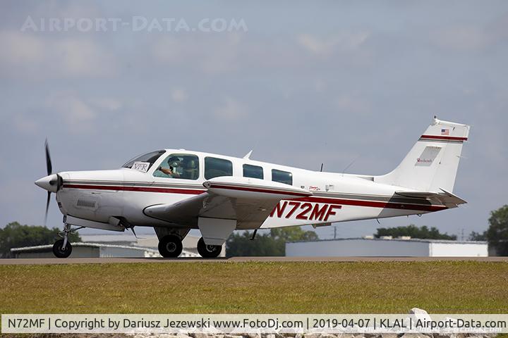 N72MF, 1984 Beech A36 Bonanza 36 C/N E-2191, Beech A36 Bonanza  C/N E-2191 , N72MF