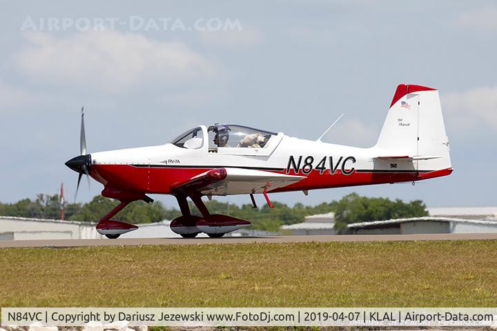 N84VC, 2008 Vans RV-7A C/N 71248, Vans RV-7A  C/N 71248, N84VC