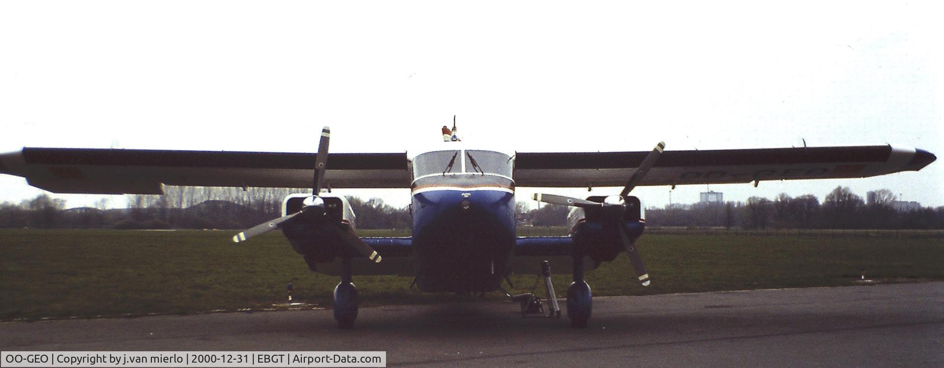 OO-GEO, 1968 Dornier Do-28D-1 Skyservant C/N 4023, Ghent, Belgium