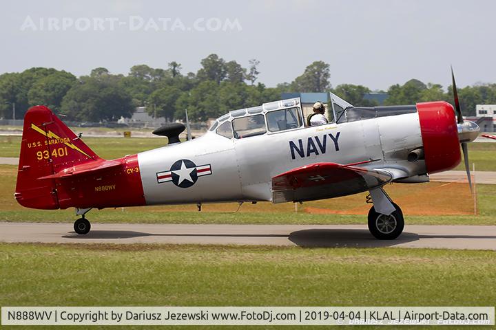 N888WV, 1951 North American T-6G Texan C/N 168-525, North American T-6G Texan  C/N 49-3401A, N888WV