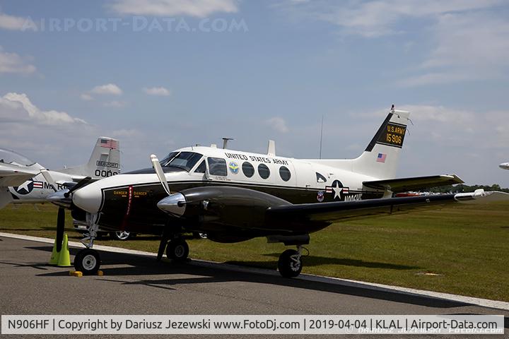 N906HF, 1971 Beech U-21G (A90-1) Ute C/N LM-140, Beech 65-A90 (U-21G) Queen Air  C/N LM-140, N906HF