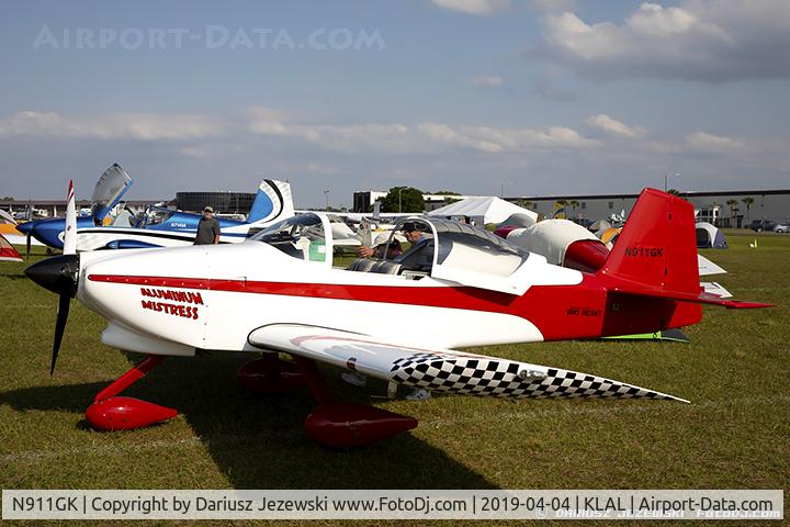 N911GK, 2008 Vans RV-6A C/N 21654, Vans RV-6A  C/N 21654, N911GK